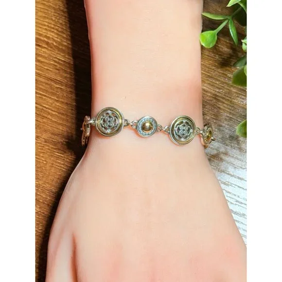 Brighton Two-Tone Circle Bracelet - Picture 5 of 6